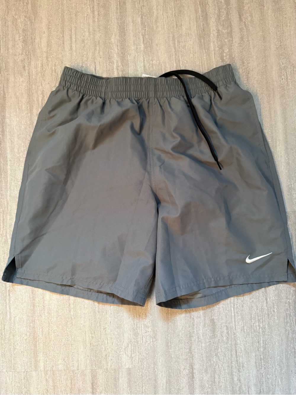 Nike men’s grey swim trunks